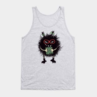 Geek Evil Bug Student Loves Reading Tank Top